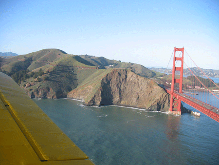 Crossing Golden Gate Bridge