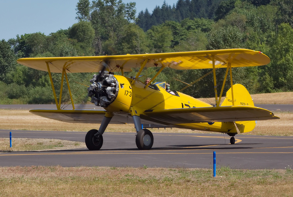 Andreas Hotea and Stearman N54173