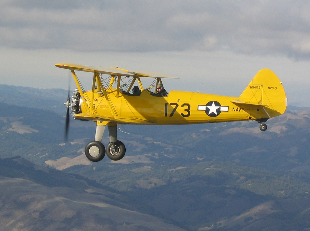Andreas Hotea and Stearman N54173