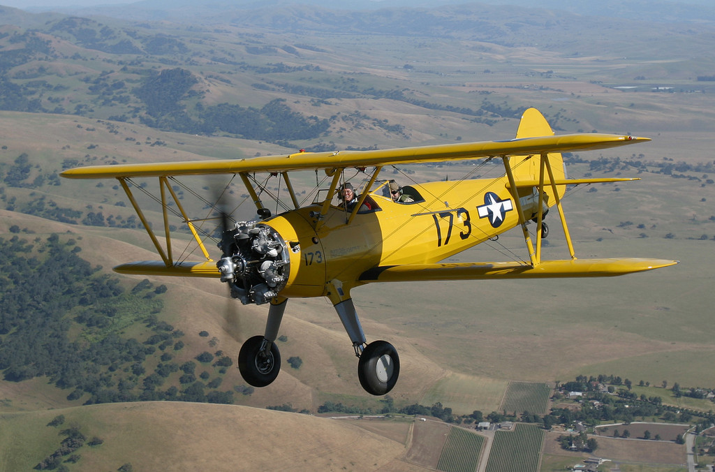 Andreas Hotea and Stearman N54173