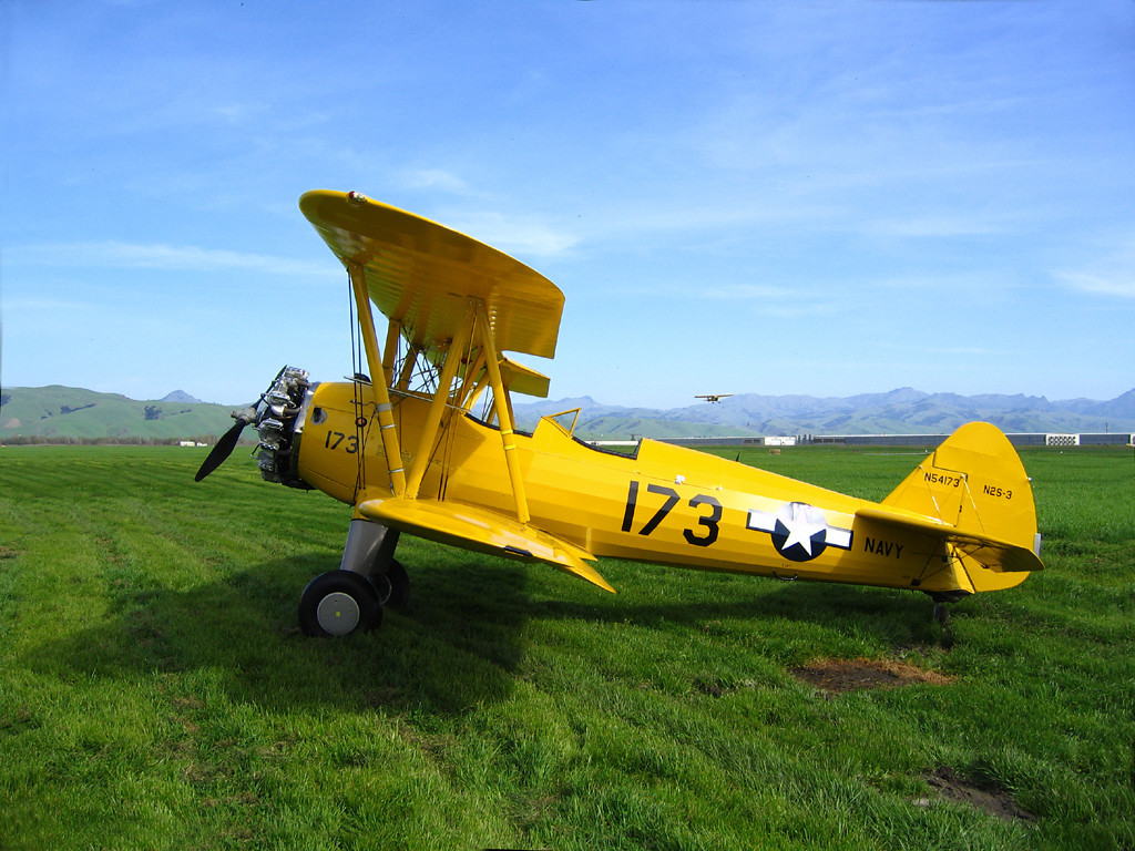 Andreas Hotea and Stearman N54173